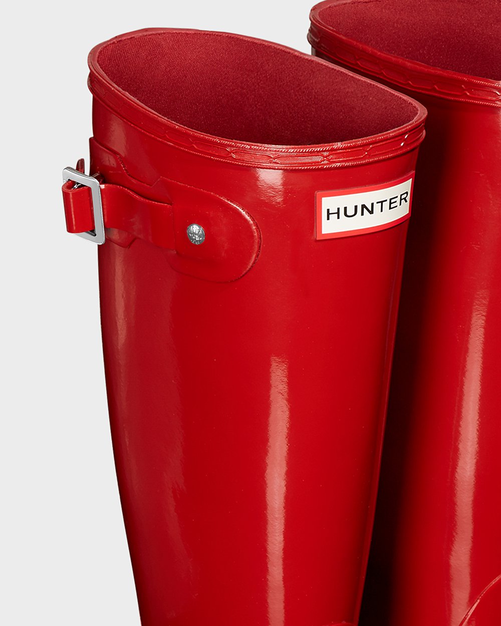 Women Hunter Original Gloss | Tall Rain Boots Red | NZ-51903-LCOM